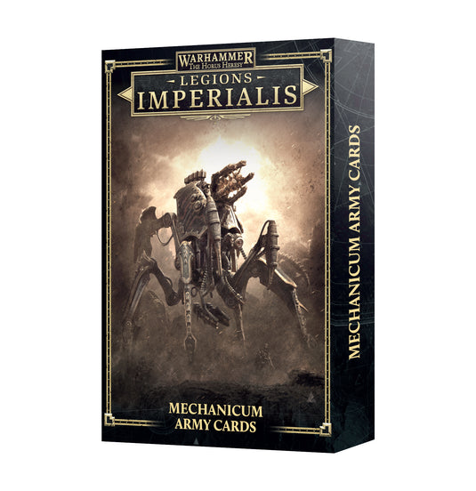 MECHANICUM ARMY LIST CARDS: Legions Imperialis. The Horus Heresy