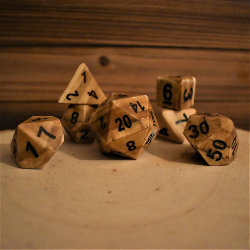 Load image into Gallery viewer, Ragnar&#39;s Bone Dice Set
