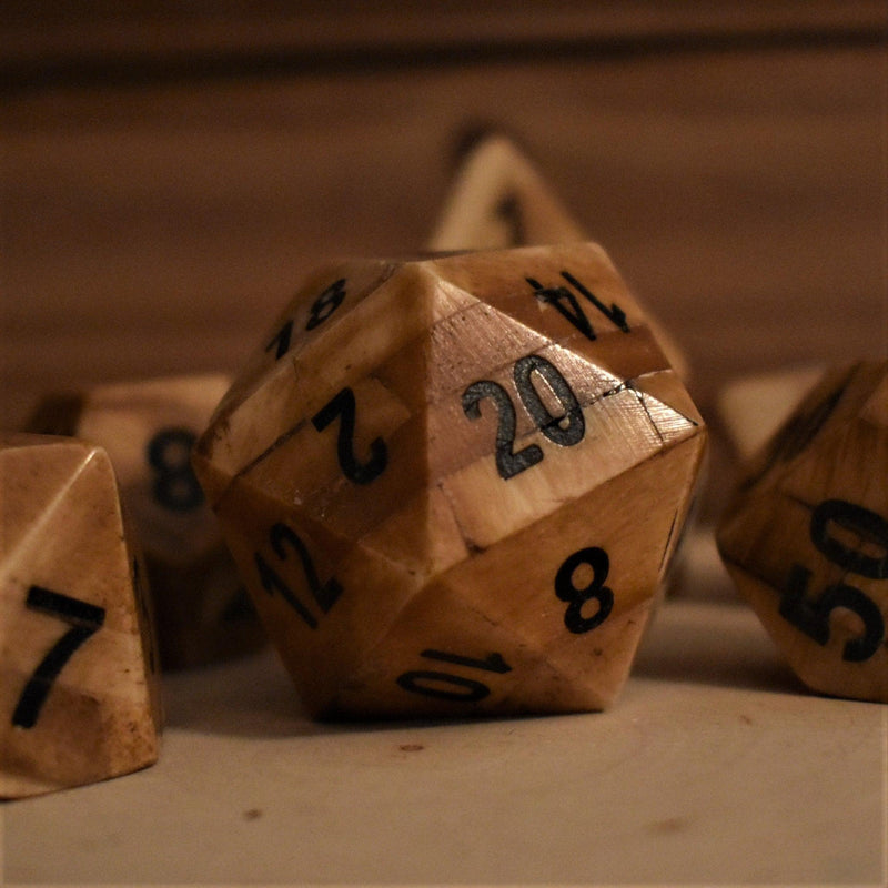 Load image into Gallery viewer, Ragnar&#39;s Bone Dice Set
