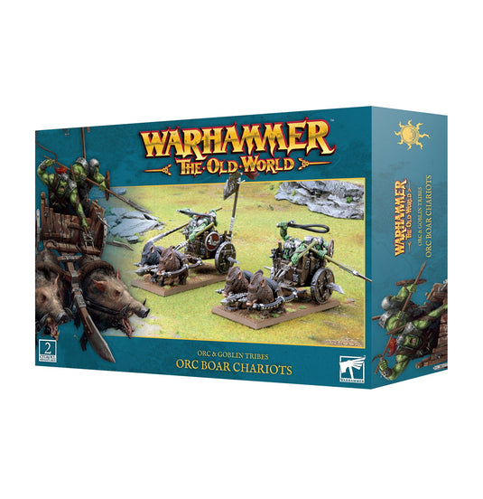 Orc & Goblin Tribes: Orc Boar Chariots (Pre-Order) (Releases 5/4/24)