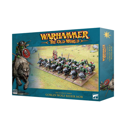 Orc & Goblin Tribes: Goblin Wolf Rider Mob (Pre-Order) (Releases 5/4/24)
