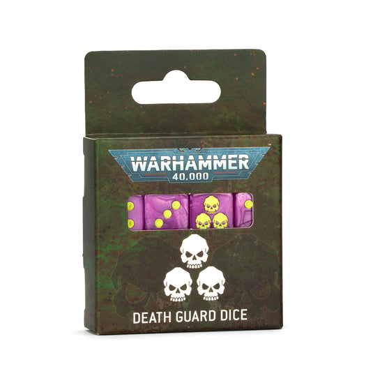 Warhammer 40000: Death Guard Dice Set (Pre-order 5/10/25)
