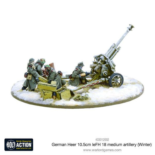 German Heer 10.5cm LeFH 18 Medium Artillery (Winter)
