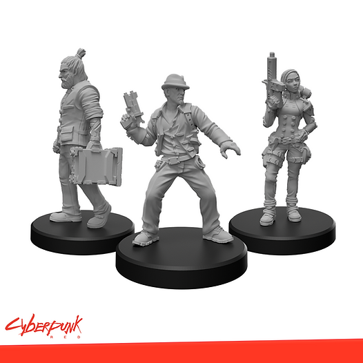 Cyberpunk RED Miniatures - Edgerunners E