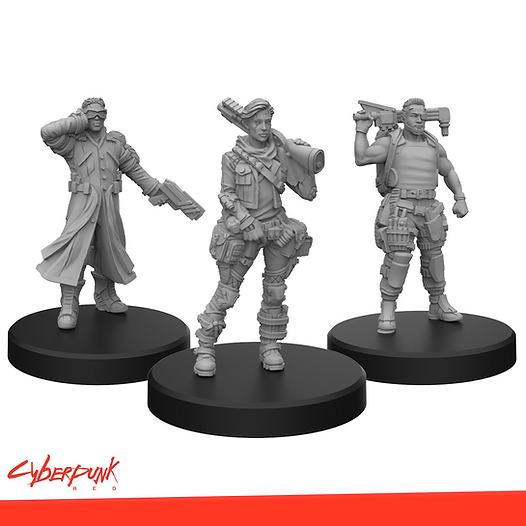 Cyberpunk RED Miniatures - Edgerunners B