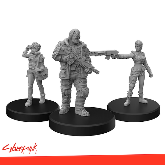 Cyberpunk RED Miniatures - Edgerunners D