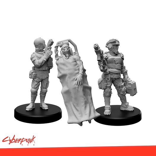 Cyberpunk RED Miniatures - Trauma Team C
