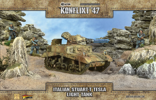 Italian Stuart-T Tesla Light Tank