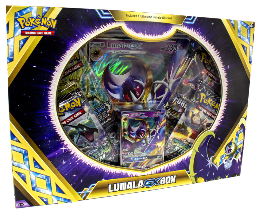 Pokmon Lunala GX Box Mythicos Pokmon Lunala GX Box Mythicos
