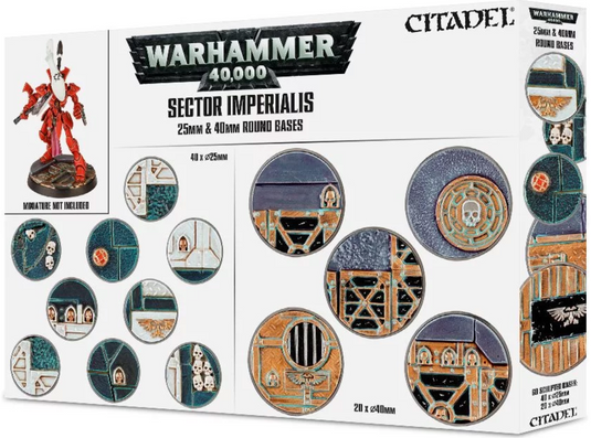 Sector Imperialis 25mm & 40mm Round Bases