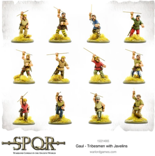 Gaul Tribesmen with Javelins