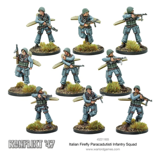 Italian Firefly Paracadutisti Infantry Squad
