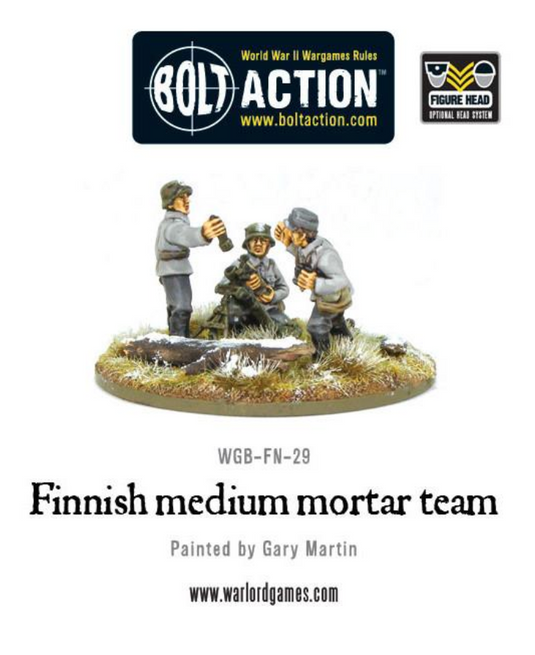 Finnish medium mortar team