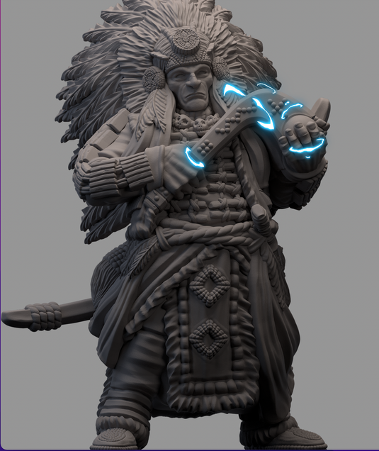 Mythic Earth: Western Federation - Aki'cita Warlord