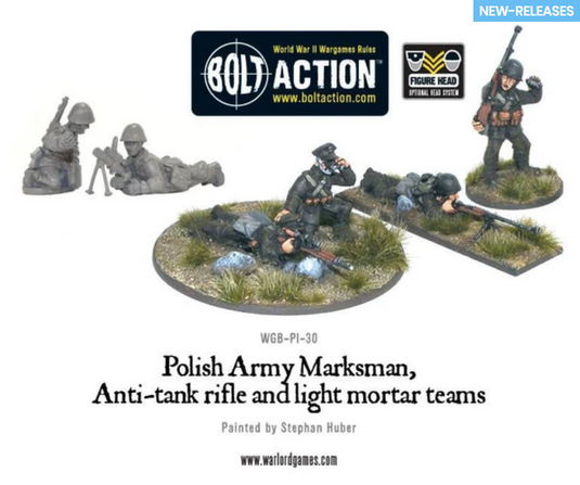 Polish Army Marksman, Anti-tank Rifle and Light Mortar Teams