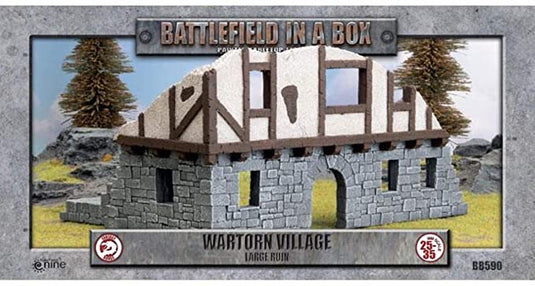 Battlefield in a Box: Wartorn Village - Large Ruin