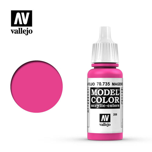 Vallejo Model Color - Fluorescent Magenta (17 ml)