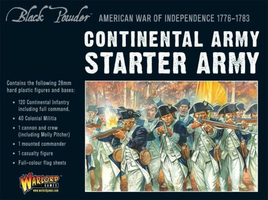 American War of Independence Continental Army Starter Army (Black Powder)