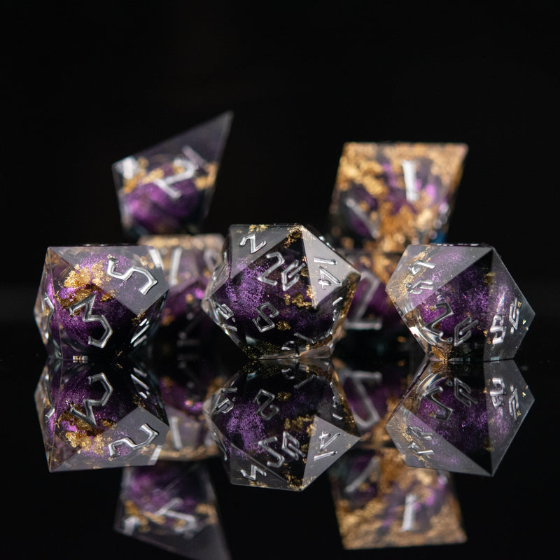 Load image into Gallery viewer, Royal Guard Liquid Core Dice Set
