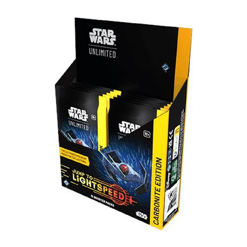 Star Wars: Unlimited - Jump To Lightspeed Carbonite Booster Display.