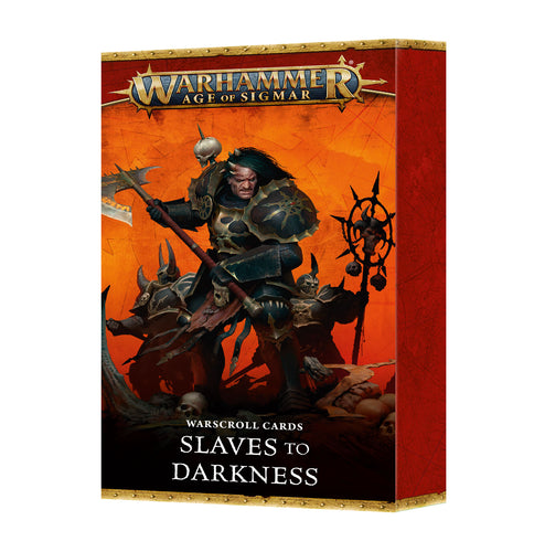 WARSCROLL CARDS: SLAVES TO DARKNESS. Age of Sigmar