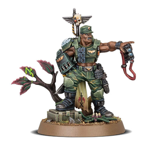 Warhammer 40k Catachan Colonel NIB Store Anniversary Miniature - Catachan