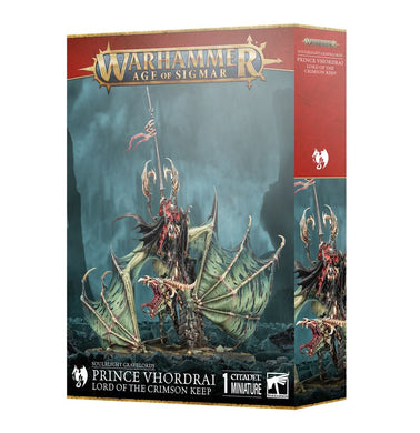 Soulblight Gravelords: Prince Vhordrai, Lord of the Crimson Keep/Revenant Draconith. Pre-Order (releases 5/24/25)