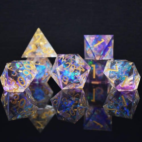 Astral Projection Sharp-Edged Resin Dice Set