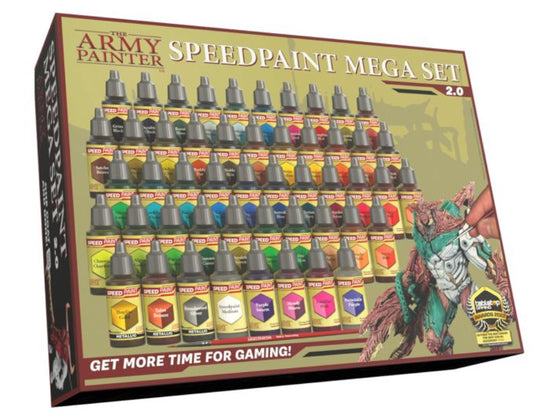 the army painter miniature painting kit with bonus wargamer regiment  miniature paint brush acrylic model paint set with 50 bottles of non toxic  model paints mega paint set 3 