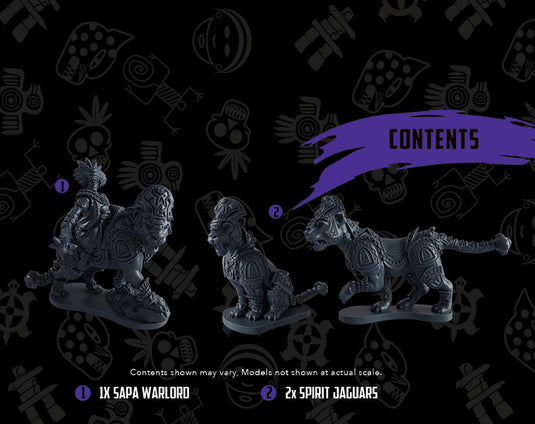 Mythic Americas: Incas - Sapa Warlord on Spirit Jaguar