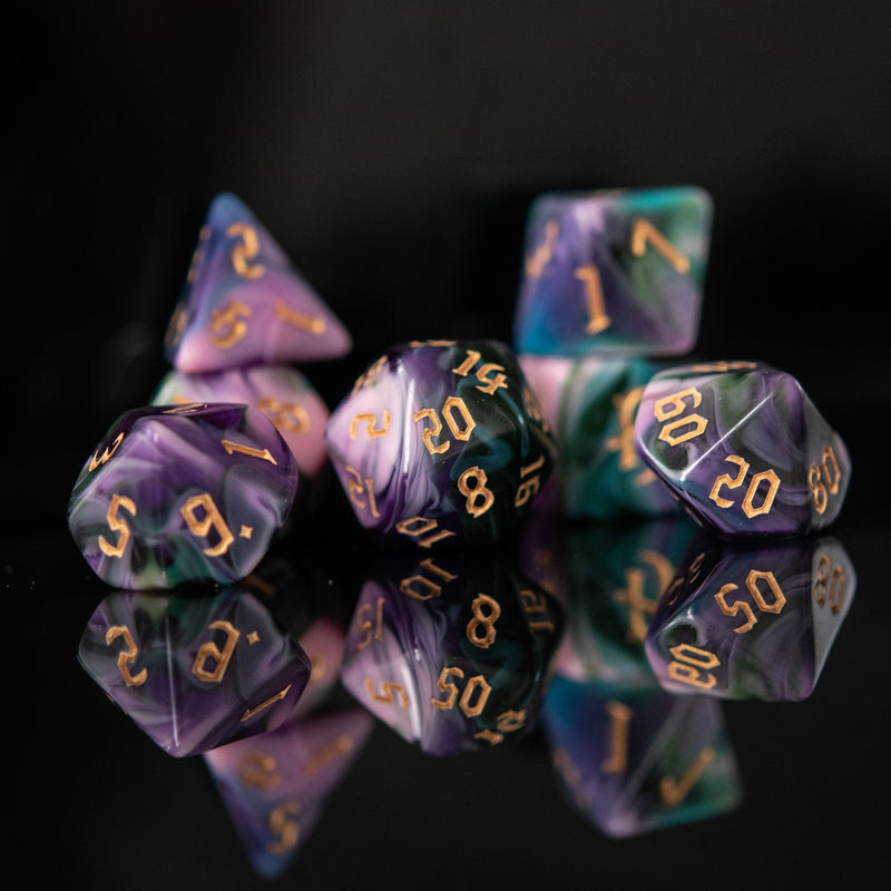 Load image into Gallery viewer, Rogue Class Acrylic Dice Set
