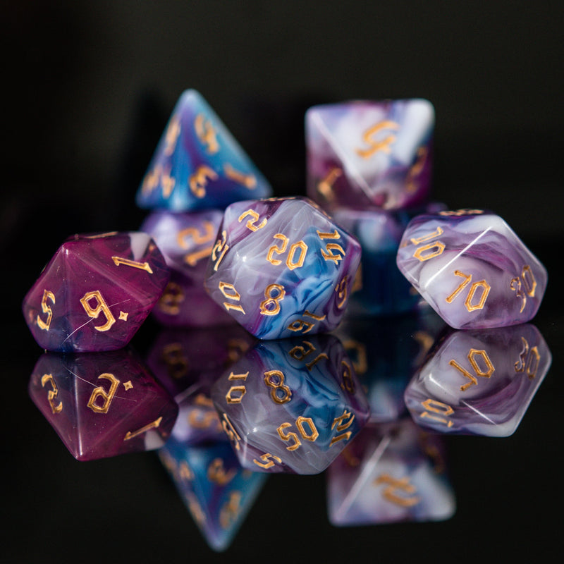 Load image into Gallery viewer, Wizard Class Acrylic Dice Set
