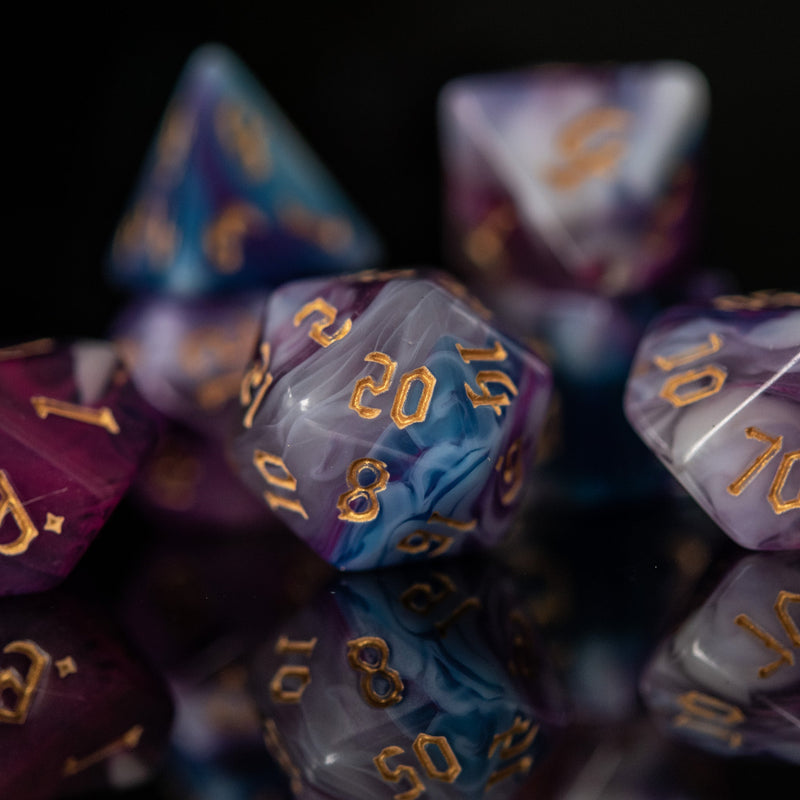 Load image into Gallery viewer, Wizard Class Acrylic Dice Set
