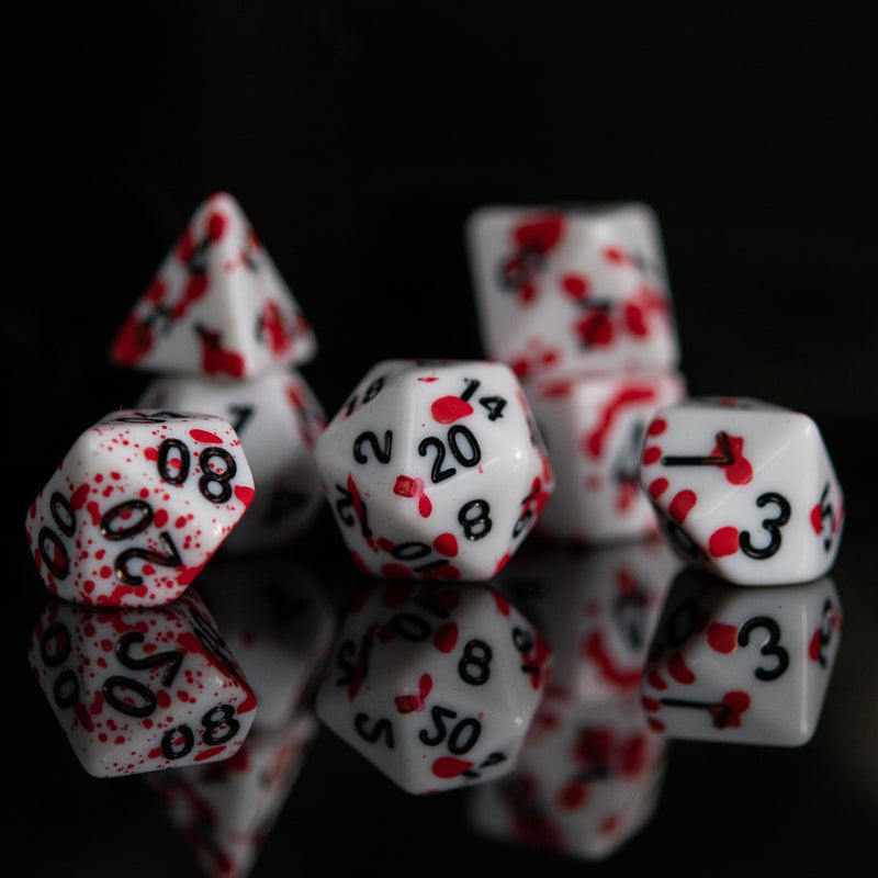 Load image into Gallery viewer, Crystal Lake Acrylic Dice Set
