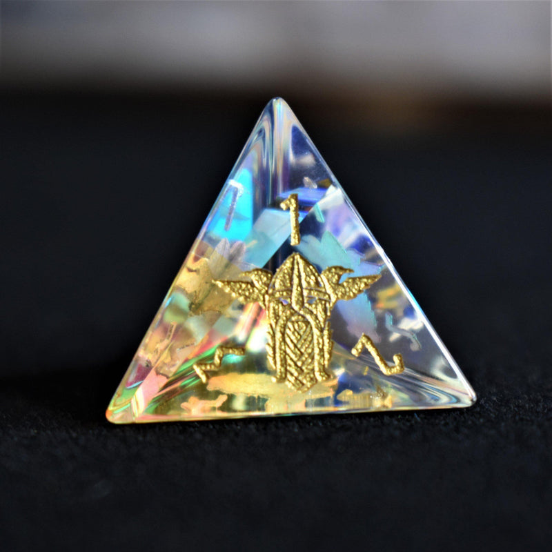 Load image into Gallery viewer, Serpent of Midgard Prism Glass Dice Set
