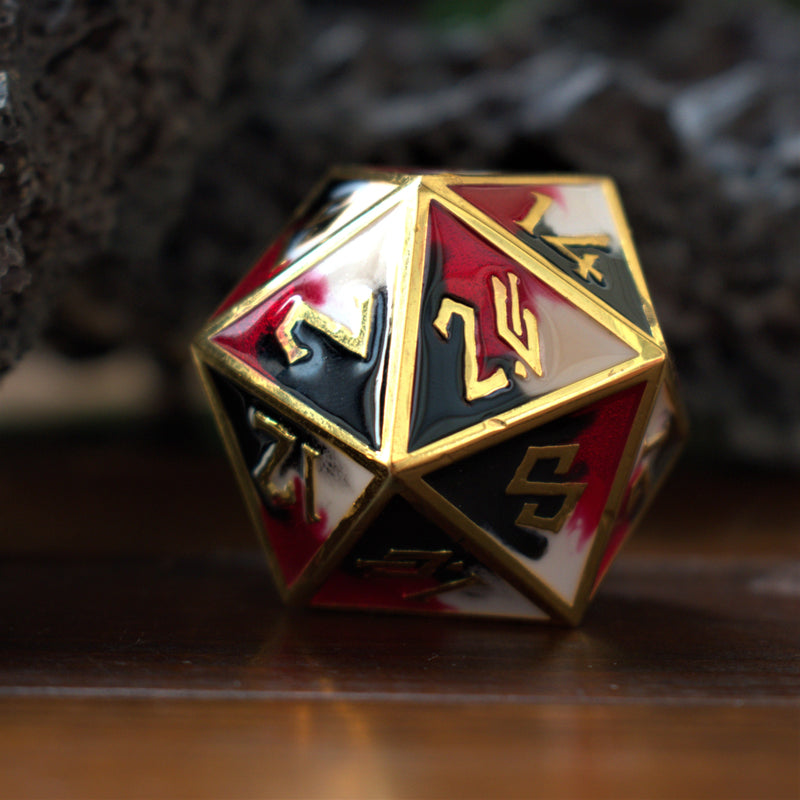 Load image into Gallery viewer, Queen&#39;s Gambit Metal Dice Set
