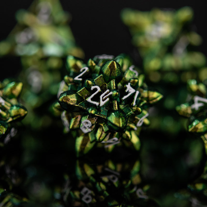 Load image into Gallery viewer, Asteroid Fields Metal Dice Set - Vesta

