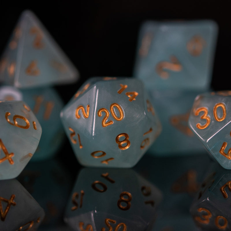 Load image into Gallery viewer, Elixir of Divination Acrylic Dice Set
