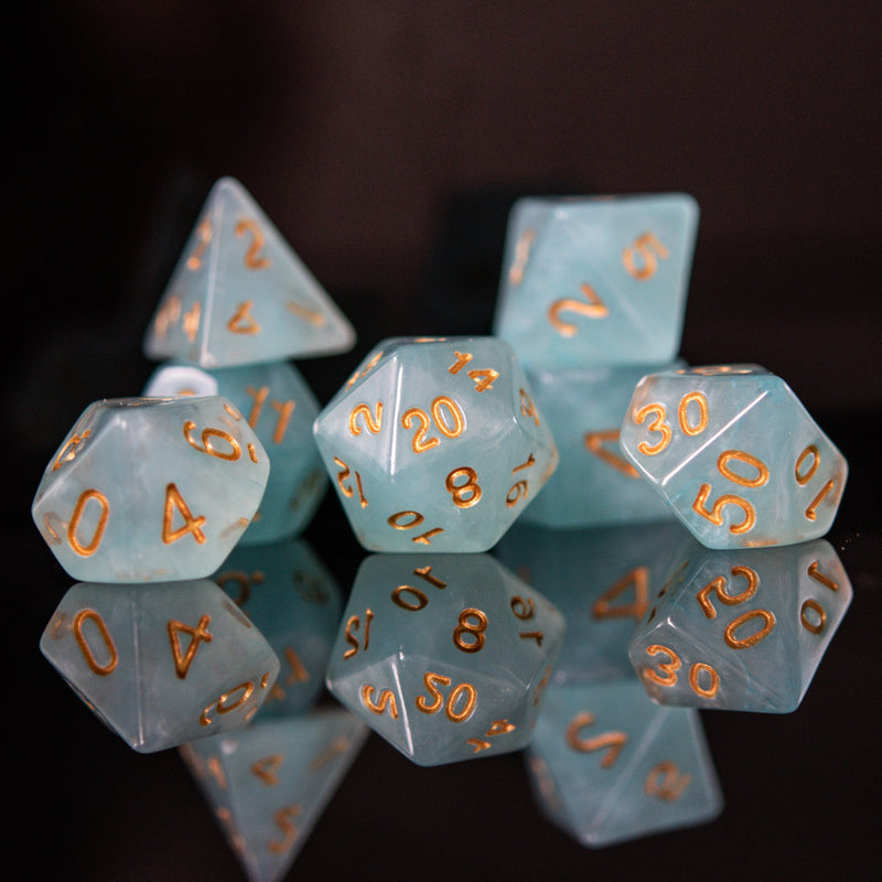 Load image into Gallery viewer, Elixir of Divination Acrylic Dice Set
