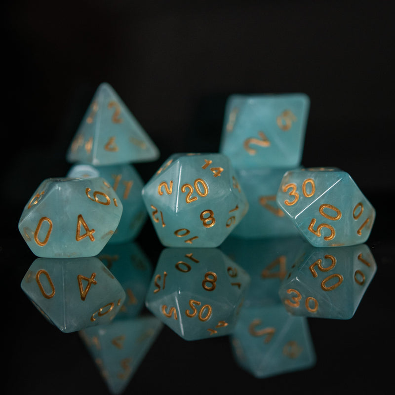 Load image into Gallery viewer, Elixir of Divination Acrylic Dice Set
