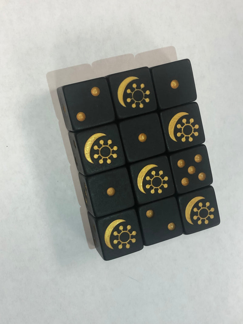 Load image into Gallery viewer, Mythic Earth Dice D6 (Set of 12)
