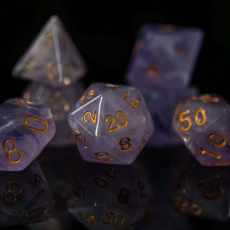 Load image into Gallery viewer, Elixir of Slumber Acrylic Dice Set
