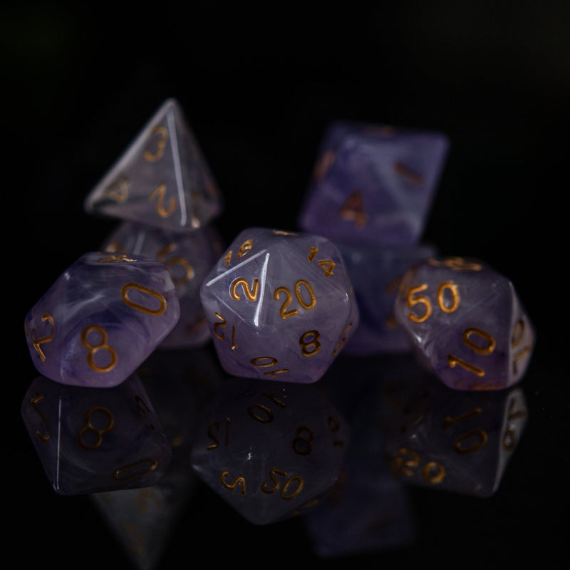 Load image into Gallery viewer, Elixir of Slumber Acrylic Dice Set

