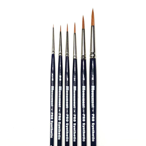 Monument Hobbies Pro Synthetic - Synthetic Brush Set