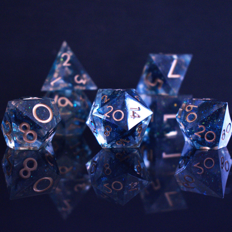 Load image into Gallery viewer, Soul Cage Sharp-Edged Resin Dice Set
