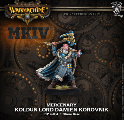 Warmachine MKIV: Koldun, Lord Damien Korovnik