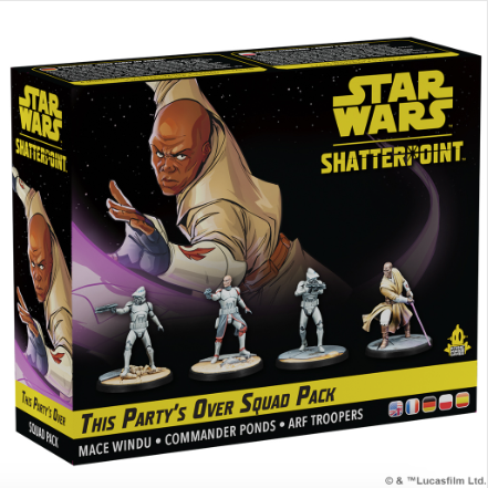 Star Wars Shatterpoint: This Party's Over – Mace Windu Squad Pack