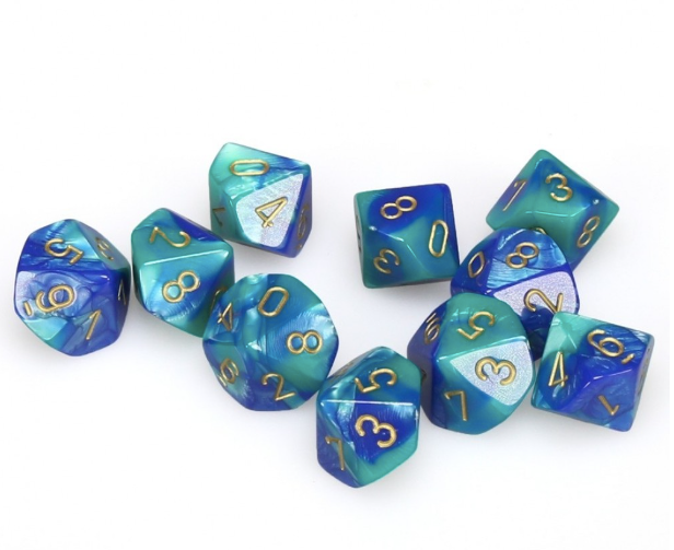 Load image into Gallery viewer, Chessex d10 Dice (Set of 10)
