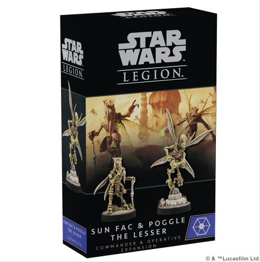 Star Wars Legion: Sun Fac & Poggle the Lesser - Commander & Operative Expansion