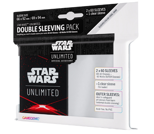 Star Wars Unlimited: Art Sleeves Double Sleeving Pack (Pre-Order) (Releases 3/8/24)